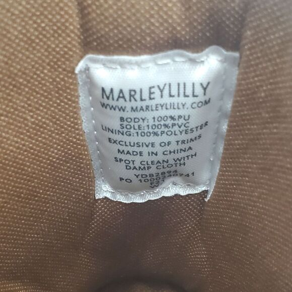 Marleylilly Leopard Duck Boots Girls 3 Brown Removable Tongue Waterproof Casual - Picture 11 of 15